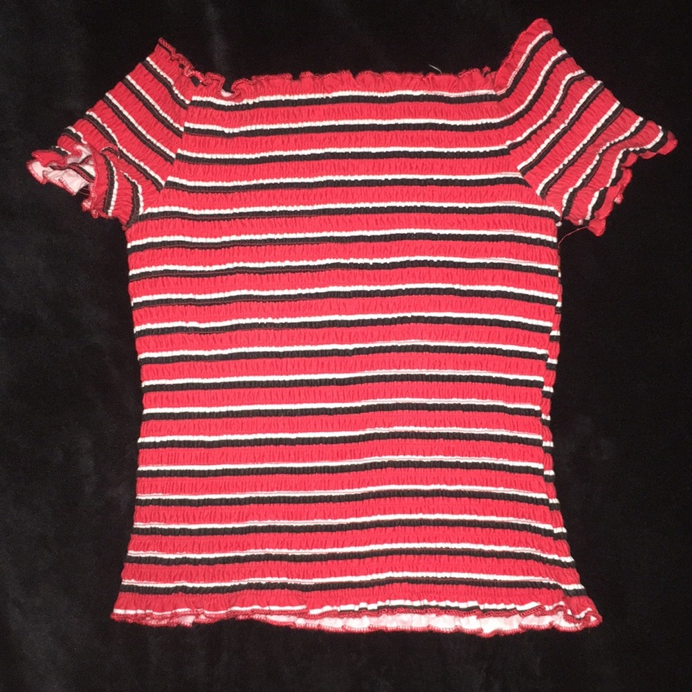 Off the shoulder t-shirt